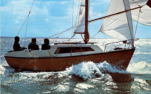 Forban mkii Beneteau sailboat under sail