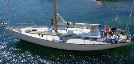 Gallant 53 sailboat under sail