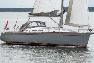 Gib Sea 364 sailboat under sail