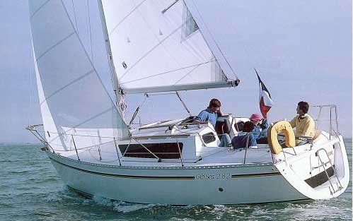 Gib Sea 282 sailboat under sail