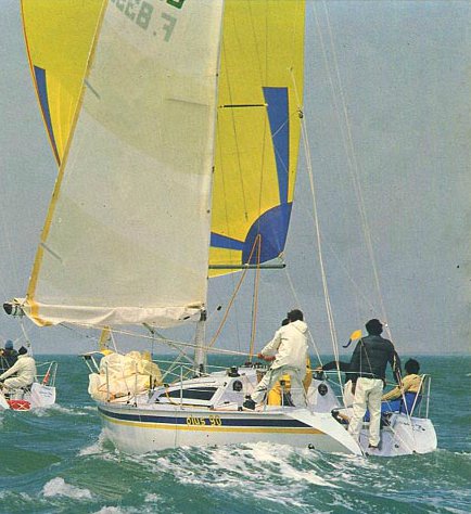 Gib Sea 90 plus sailboat under sail