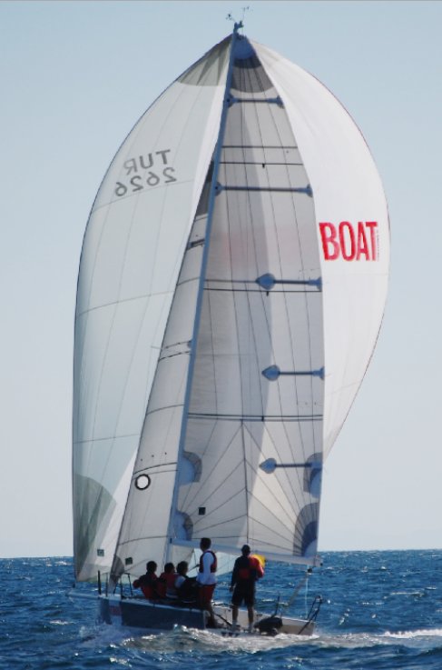 Gp 26 donovan sailboat under sail