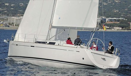 Grand soleil 40 bc sailboat under sail