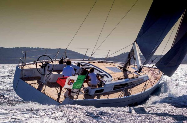 Grand soleil 43 maletto sailboat under sail