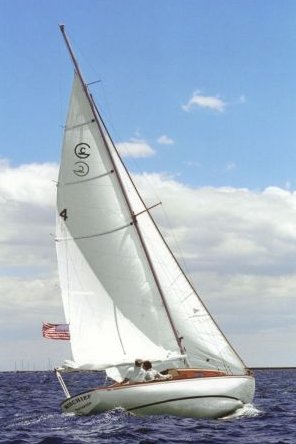 Graves constellation sailboat under sail