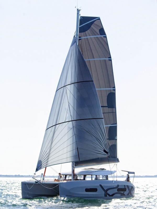 Excess 11 sailboat under sail