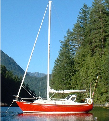 Hullmaster 27 sailboat under sail