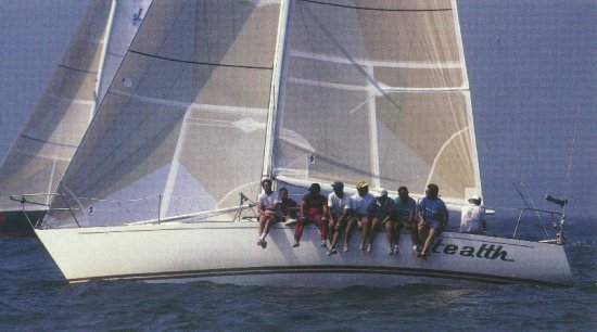 J35 sailboat under sail