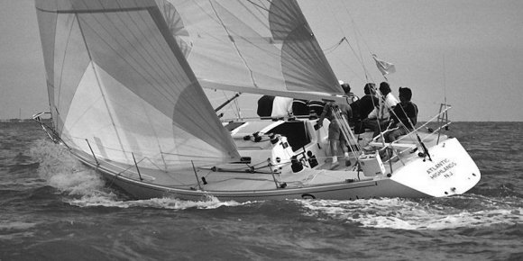 J39 sailboat under sail