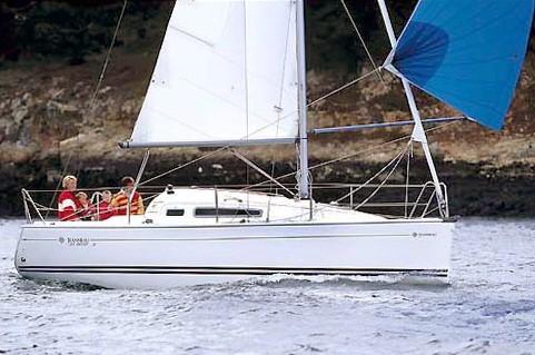 Sun odyssey 26 jeanneau sailboat under sail