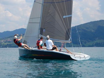 Joker sailboat under sail