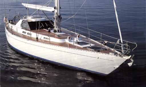 Jonmeri 48 sailboat under sail