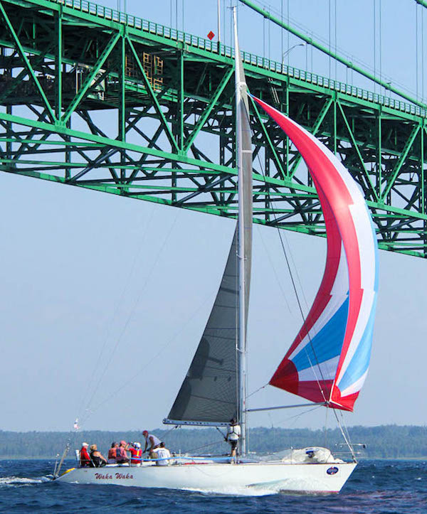 Garrett 40 gpr fr sailboat under sail