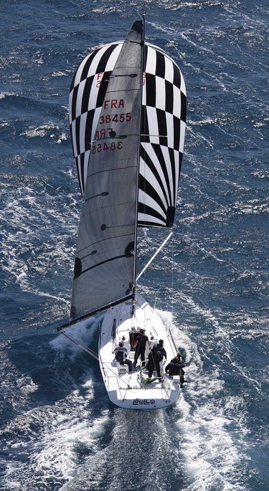 Jpk 1010 sailboat under sail