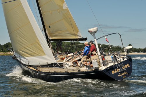 Kalik 40 sailboat under sail