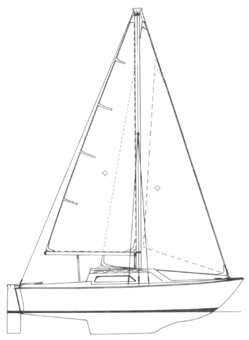 Kells 23 coaster 23 sailboat under sail