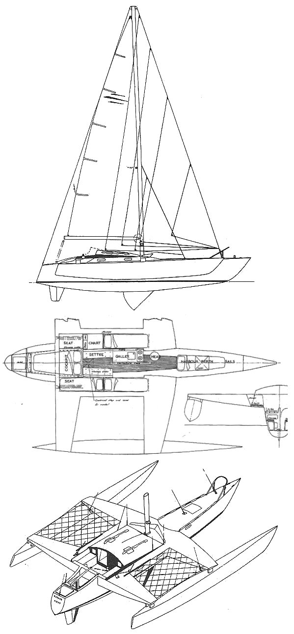 Kraken 40 sailboat under sail