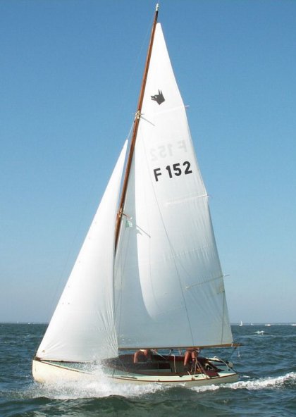 Loup sailboat under sail