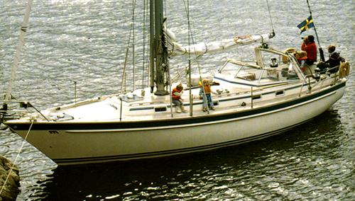 Malo 116 sailboat under sail