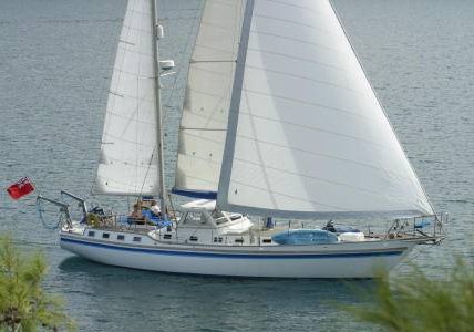 Mikado 56 sailboat under sail