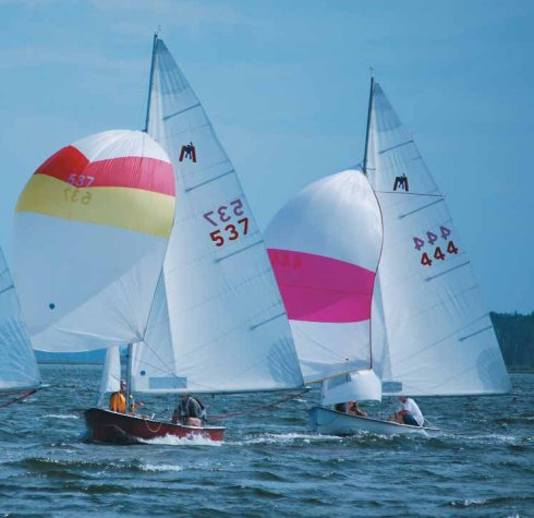 Mobjack sailboat under sail