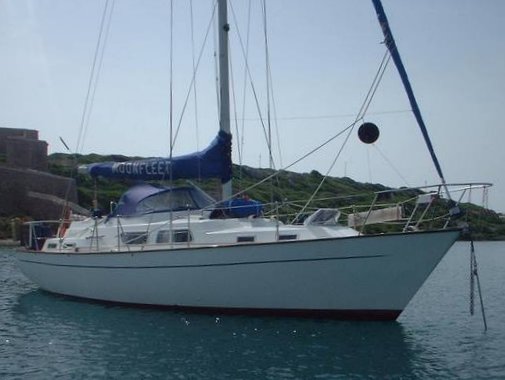 Moonfleet 36 sailboat under sail