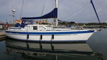 Motiva 38 sailboat under sail