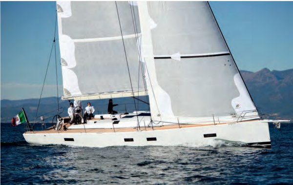 Mylius 50 sailboat under sail