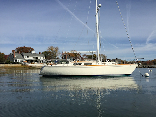 Sabre 34 2 sailboat under sail