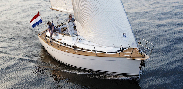 C yacht 1050 sailboat under sail