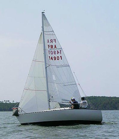 Neptune 625 sailboat under sail