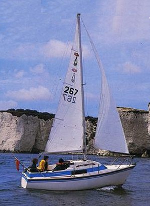 Navigator newbridge sailboat under sail