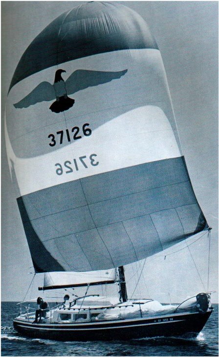 Newport 30 2 sailboat under sail