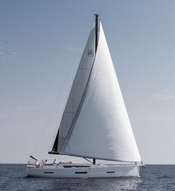 Dufour 56 exclusive sailboat under sail
