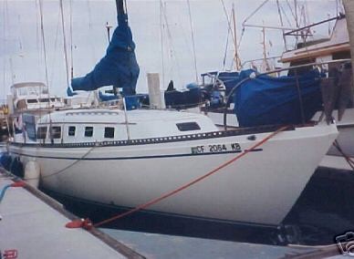 Northwest 38 sailboat under sail