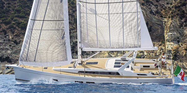 Grand soleil 52 lc sailboat under sail