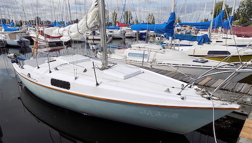 Paceship 23 cc sailboat under sail