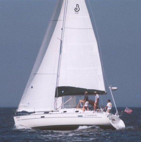 Oceanis 331 Beneteau sailboat under sail