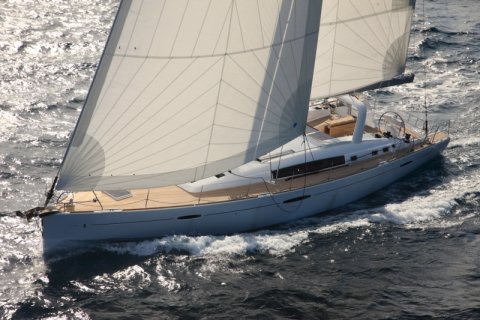 Oceanis 58 Beneteau sailboat under sail