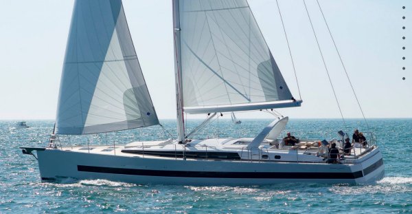 Oceanis yacht 62 Beneteau sailboat under sail