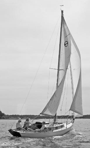 Ostkust sailboat under sail