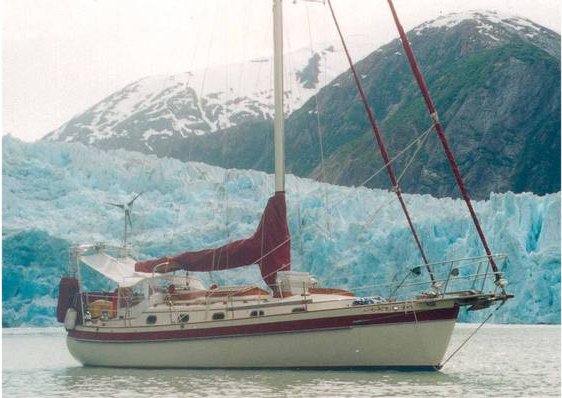 Panda 38 sailboat under sail