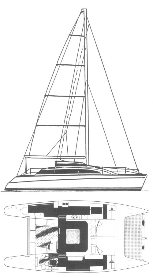 Pdq 36 sailboat under sail