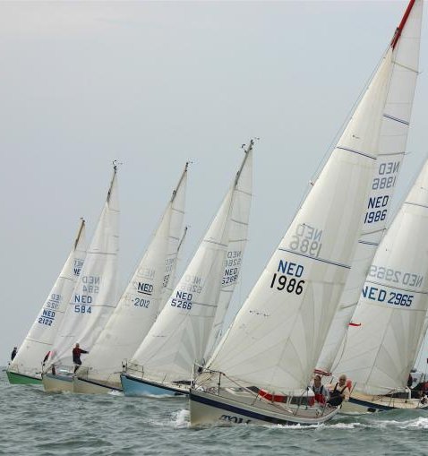 Pion 30 sailboat under sail