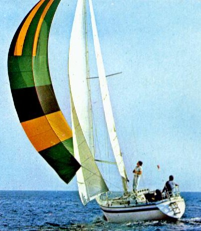 Puma 32 sailboat under sail