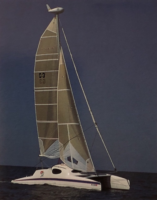 Gougeon 32 sailboat under sail