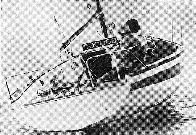 Robber 3e sailboat under sail