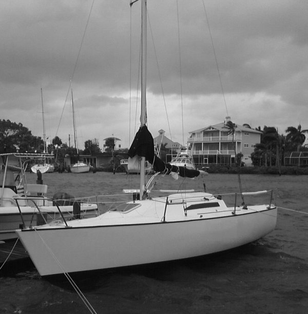 Rodgers 24 sailboat under sail