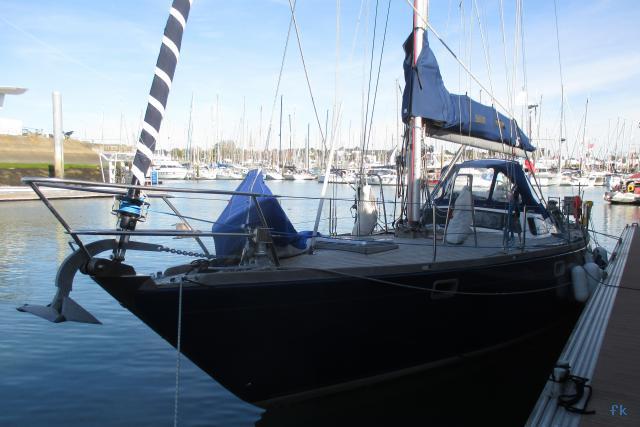 Rorqual P44 sailboat under sail