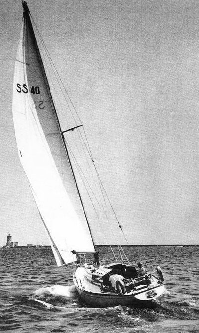 Ss 40 1964 sailboat under sail